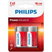 Philips LR14 C Alkaline Batterier 2 stk