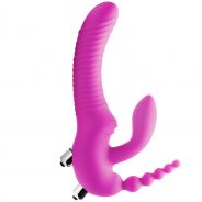 Strap U Regal Rider Vibrerende Triple G Strap-On Dildo