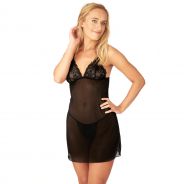 NORTIE Vigdis Blonde Babydoll og G-Streng Sæt