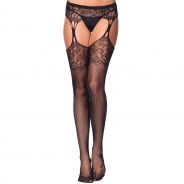Leg Avenue Bundløse Blonde Strømpebukser