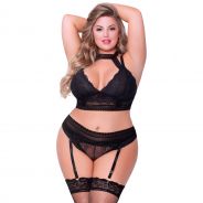 Seven til Midnight Halterneck BH Sæt Plus Size
