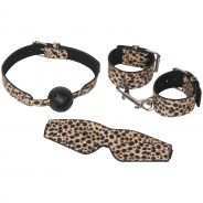 baseks Leopard Kinky Bondage Sæt 3 stk