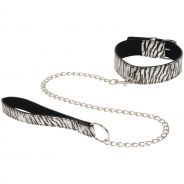 baseks Zebra Halsbånd med kæde