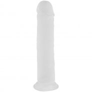 Willie City Realistisk Frosted Klar Dildo med Sugekop 22 cm