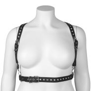 obaie Imiteret Læder Bryst Harness