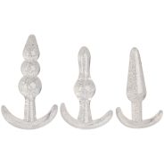 baseks Glitter Booty Begynder Butt Plug Sæt