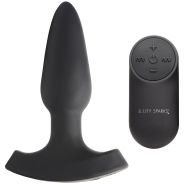 Booty Sparks Laser Series Heart Small Fjernbetjent Butt Plug med LED
