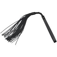 Sex & Mischief Noir Whip Flogger i Kunstlæder 45,5 cm