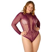 NORTIE Clover Bundløs Bordeaux Bodystocking Plus Size