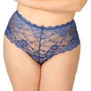Nortie Evening-Promise Night Blue Højtaljet Hipster Plus Size