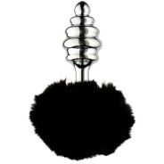 Alive BDSM Line Sort Fluffy Metal Butt Plug L
