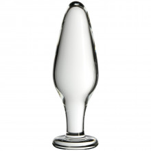 Icicles No 26 Glas Buttplug Klar billede af emballagen 1