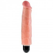 King Cock Stiffy Vibrerende Dildo 18 cm håndbillede 1