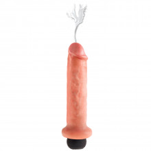 King Cock Realistisk Sprøjte Dildo 21,6 cm  1