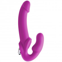 Strap U Evoke Strap-on Dildo med Vibrator billede af emballagen 1