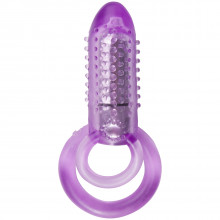 Baseks Couple Vibrerende Dobbelt Penis Ring produktbillede 1
