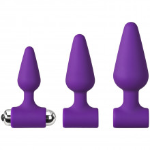 Baseks Begynder Vibrerende Butt Plug Sæt Produktbillede 1