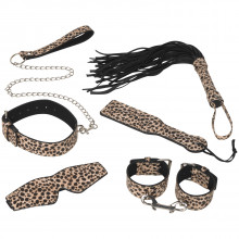 Baseks Leopard Kinky Bondage Sæt 6 stk Produktbillede 1