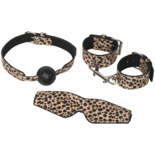 Baseks Leopard Kinky Bondage Sæt 3 stk Produktbillede 1