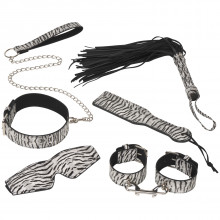 Baseks Zebra Kinky Bondage Sæt 6 stk Produktbillede 1