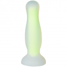 Baseks Glow in the Dark Gul Medium Anal Dildo Produktbillede 1