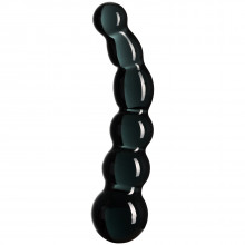 Sinful Black Groove Glas Dildo 17 cm Produktbillede 1