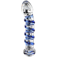 ToyJoy G-spot Gemstone Glas Dildo 18 cm Produktbillede 1