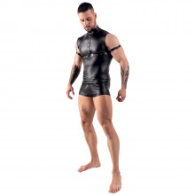 Svenjoyment Wetlook Top med Harness Produktbillede 1