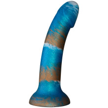 baseks Copper Blue Silikone Dildo 18 cm Produktbillede 1