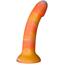 baseks Orange Sunset Silikone Dildo 18 cm Produktbillede 1