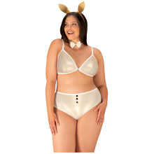 Obsessive Kaninkostume i Guld Plus Size Produktbillede 1