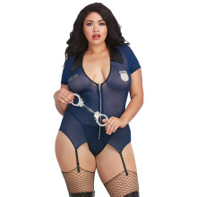 Dreamgirl Lieutenant Lusty Politikostume Plus Size Produktbillede 1