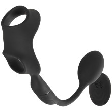 Rebel Men's Gear Penisring med Fjernbetjent Butt Plug Produktbillede 1