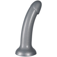 baseks Sparkling Silver Silikone Dildo 18 cm Produktbillede 1