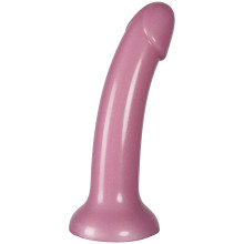 baseks Sparkling Pink Silikone Dildo 18 cm Produktbillede 1