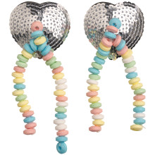 Candy Spiselige Palliet Nipple Tassels 60 g Produktbillede 1