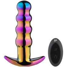 Dream Toys Glamour Glass Beaded Fjernbetjent Butt Plug Produktbillede 1