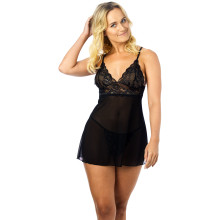 NORTIE Basil Sort Babydoll Sæt Produktbillede 1