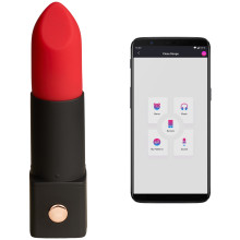 Lovense Exomoon Mini Læbestift Vibrator Produktbillede med app 1
