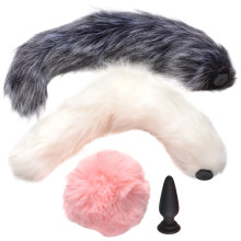 Tailz Butt Plug med 3 Hale Tilbehør Produktbillede 1
