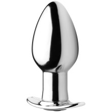 Master Series Chrome Blast Stor Fjernbetjent Butt Plug Produktbillede 1