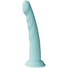 Dillio Platinum Slim Seven Turkis Dildo med Sugekop 21 cm Produktbillede 1