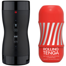 TENGA Vacuum Gyro Roller Maskine + TENGA Rolling Cup