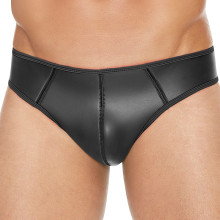 Ouch! Puppy Play Sort Jockstrap i Neopren Produktbillede på model 1