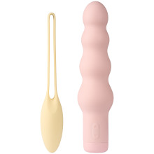 Amaysin Beaded Dildo og Bækkenbundskugle 55g Pleasure Sæt Produktbillede 1