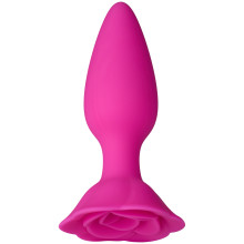 baseks Pink Rose Silikone Butt Plug Produktbillede 1
