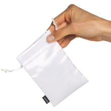 Sinful Hvid Satin Opbevaringspose Small
