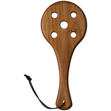 Black Label Bullseye Spanking Paddle i Træ Produktbillede 1