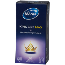 Manix King Size Max XL Kondomer 12 stk Emballagebillede 1