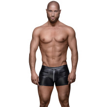 Noir Handmade Boxer Shorts med Lynlås Produktbillede på model 1